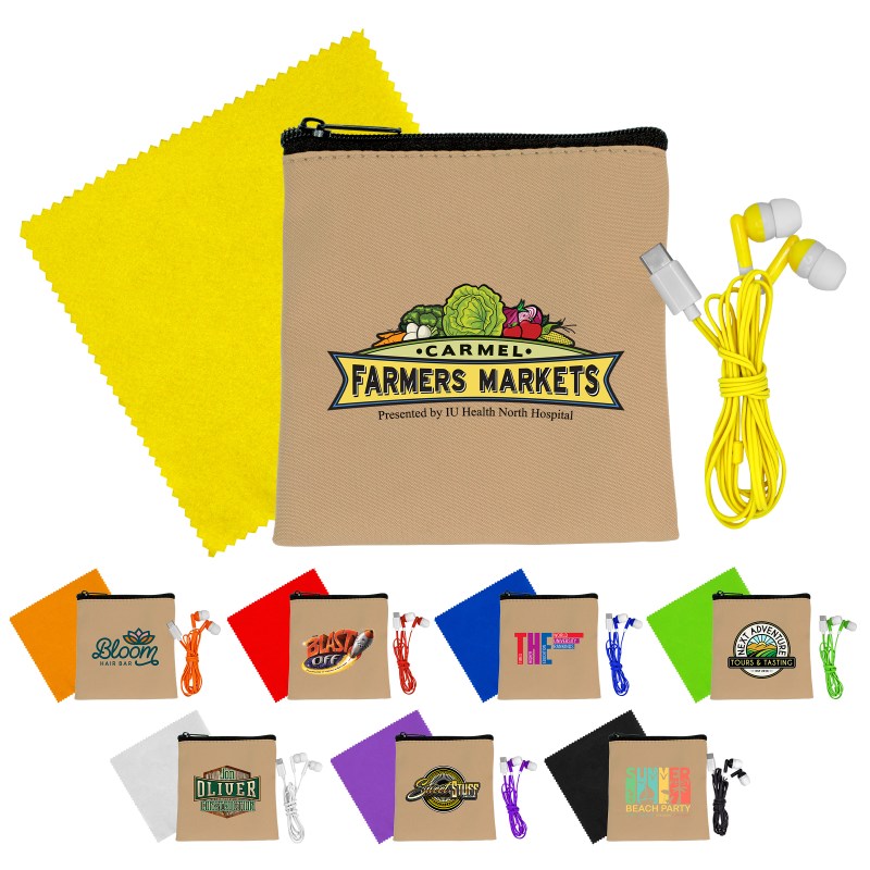 Executive Cloth & Ear Bud Set 1 Executive Cloth & Ear Bud Set 1