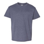 Gildan® Heavy Cotton™ Youth T-Shirt - Heather Navy Gray Gildan® Heavy Cotton™ Youth T-Shirt - Heather Navy Gray