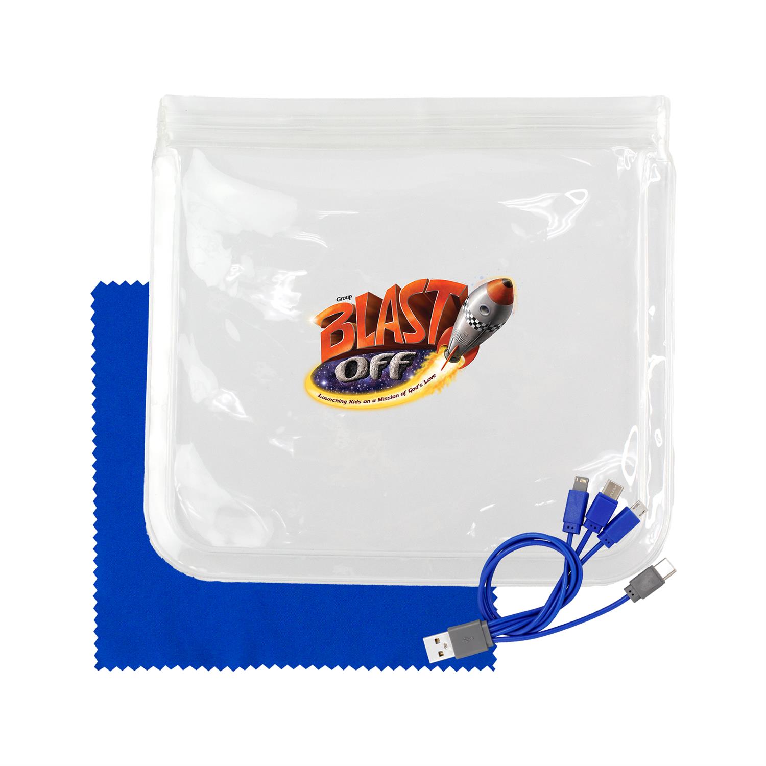 Clear Cable & Cloth Set 1