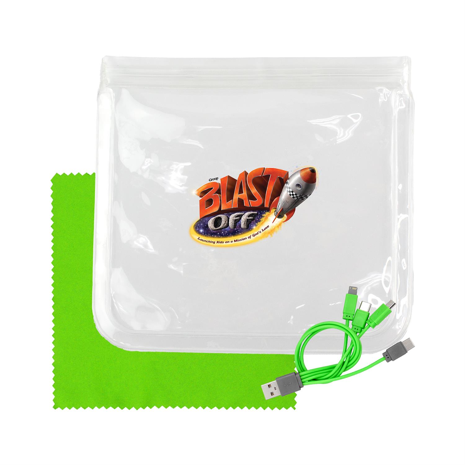 Clear Cable & Cloth Set 1