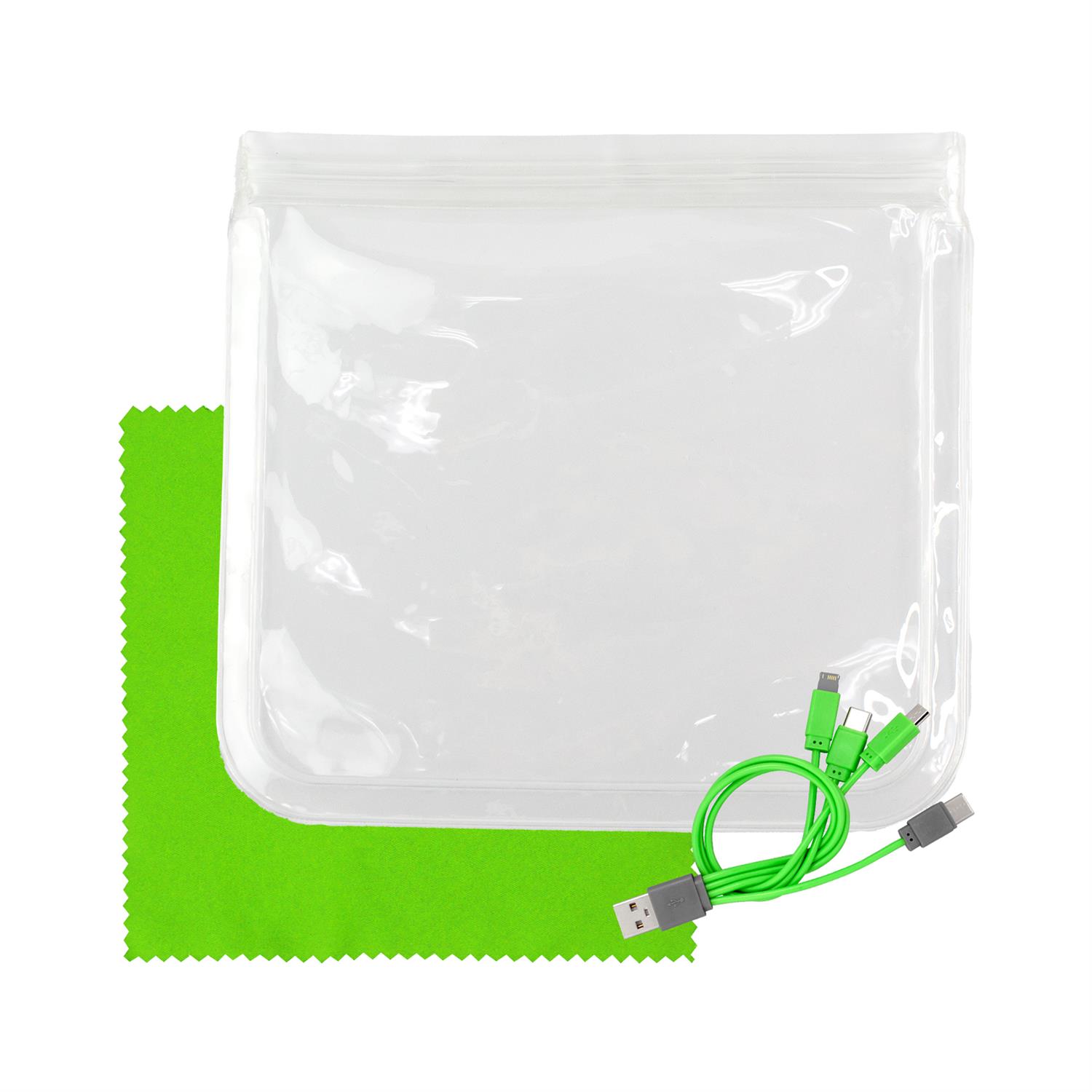 Clear Cable & Cloth Set 1