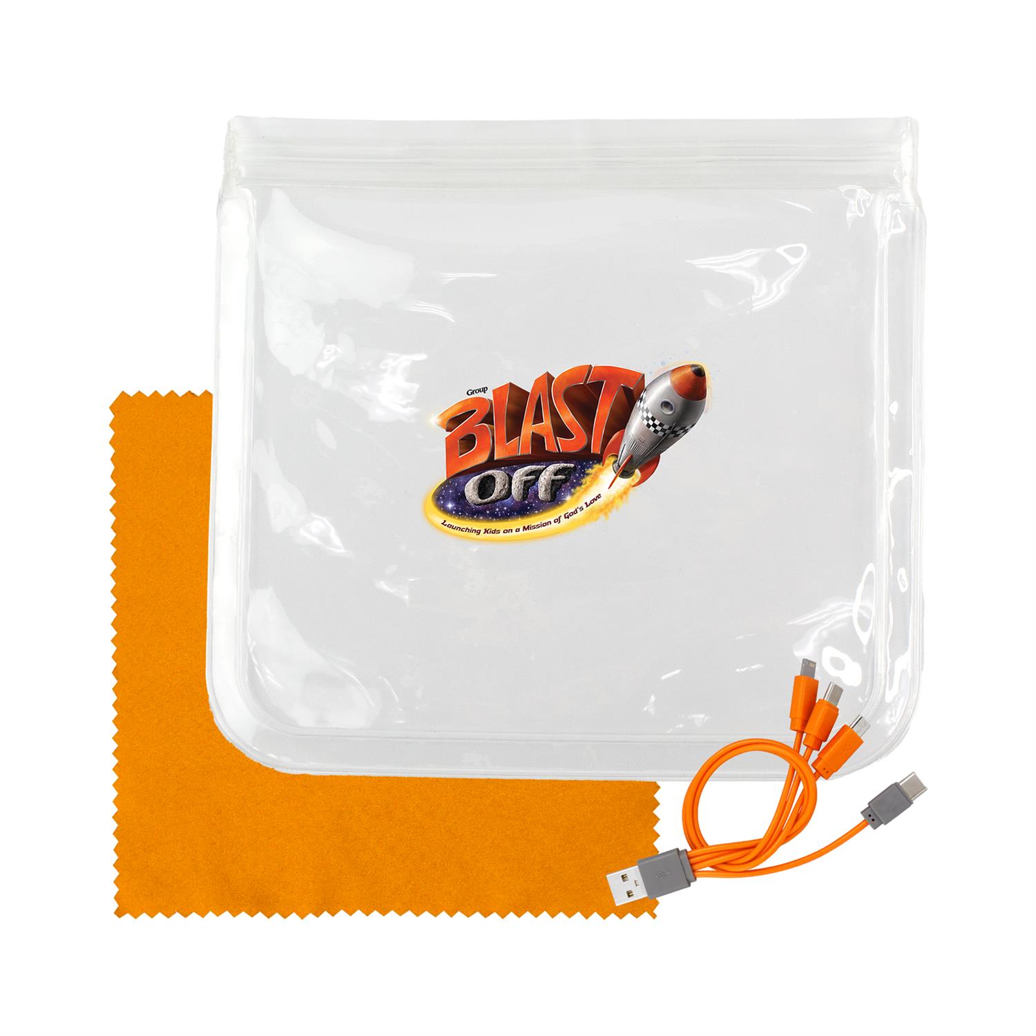 Clear Cable & Cloth Set 1
