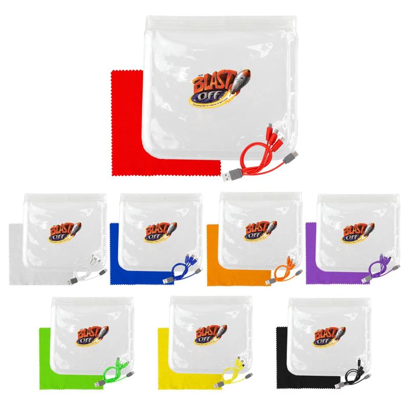 Clear Cable & Cloth Set 1 Clear Cable & Cloth Set 1