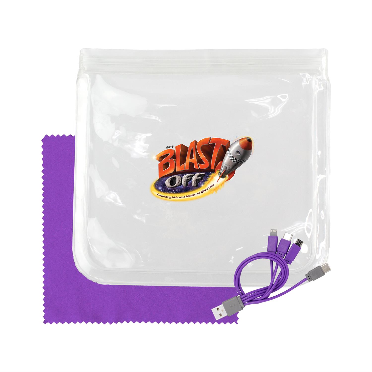 Clear Cable & Cloth Set 1
