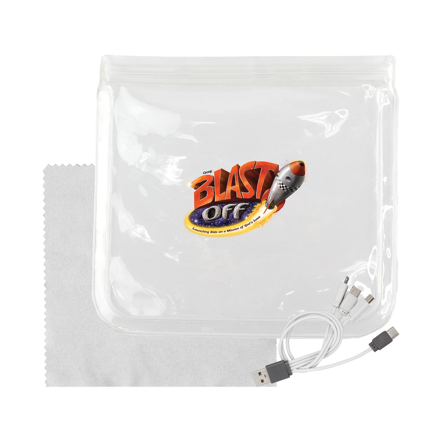 Clear Cable & Cloth Set 1