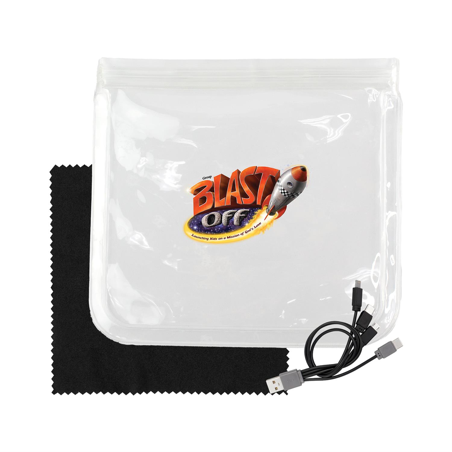 Clear Cable & Cloth Set 1