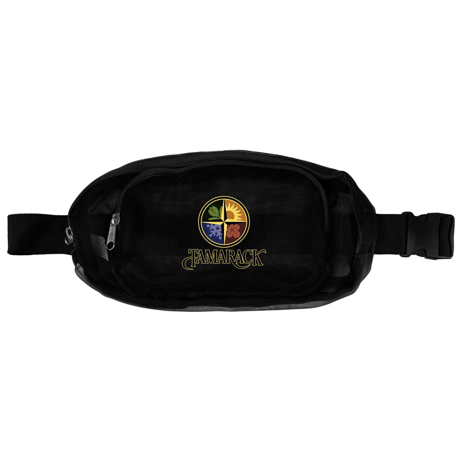Recycled Multi-Pocket Mesh Fanny Pack 1