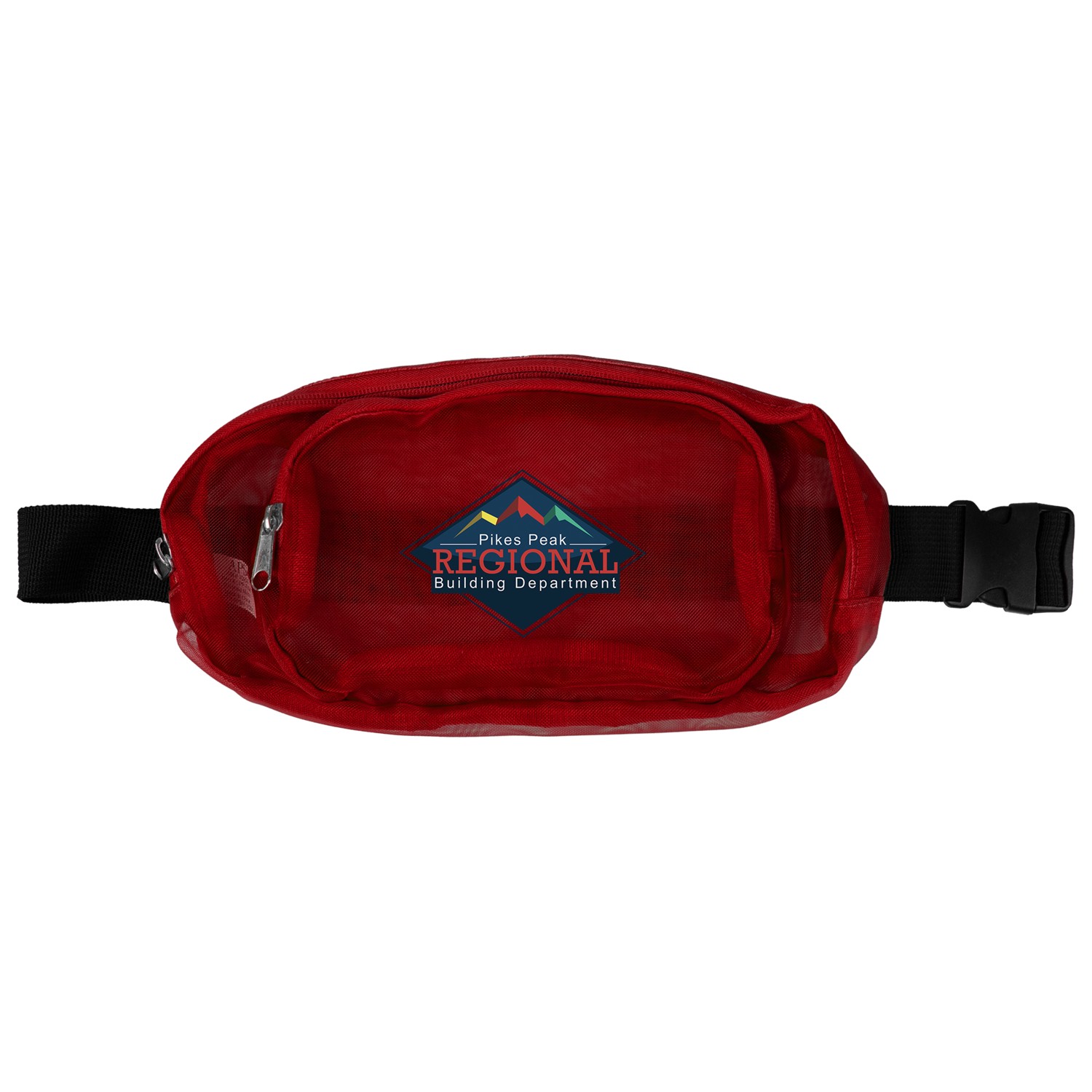 Recycled Multi-Pocket Mesh Fanny Pack 1