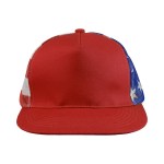Patriotic Trucker Hat - Red Blank Patriotic Trucker Hat - Red Blank