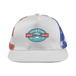 Patriotic Trucker Hat - White Logo Patriotic Trucker Hat - White Logo