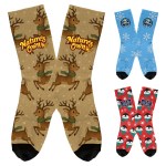 Holiday Full Color Socks 1 Holiday Full Color Socks 1