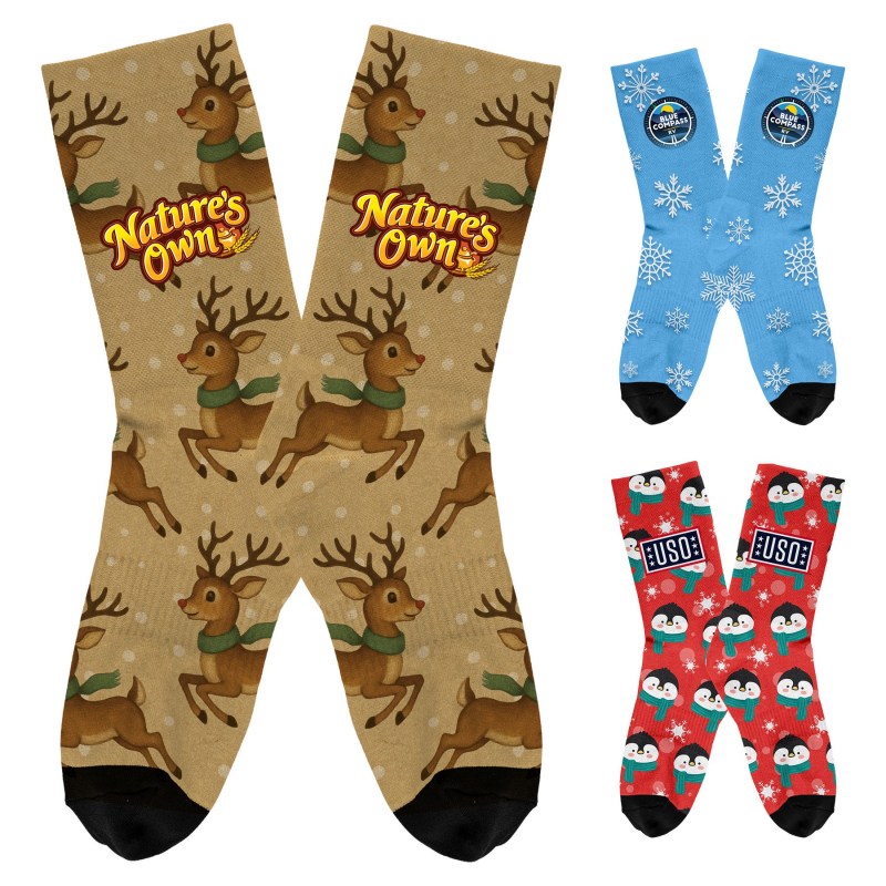 Holiday Full Color Socks 1 Holiday Full Color Socks 1