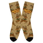 Holiday Full Color Socks - Reindeer brown Holiday Full Color Socks - Reindeer brown