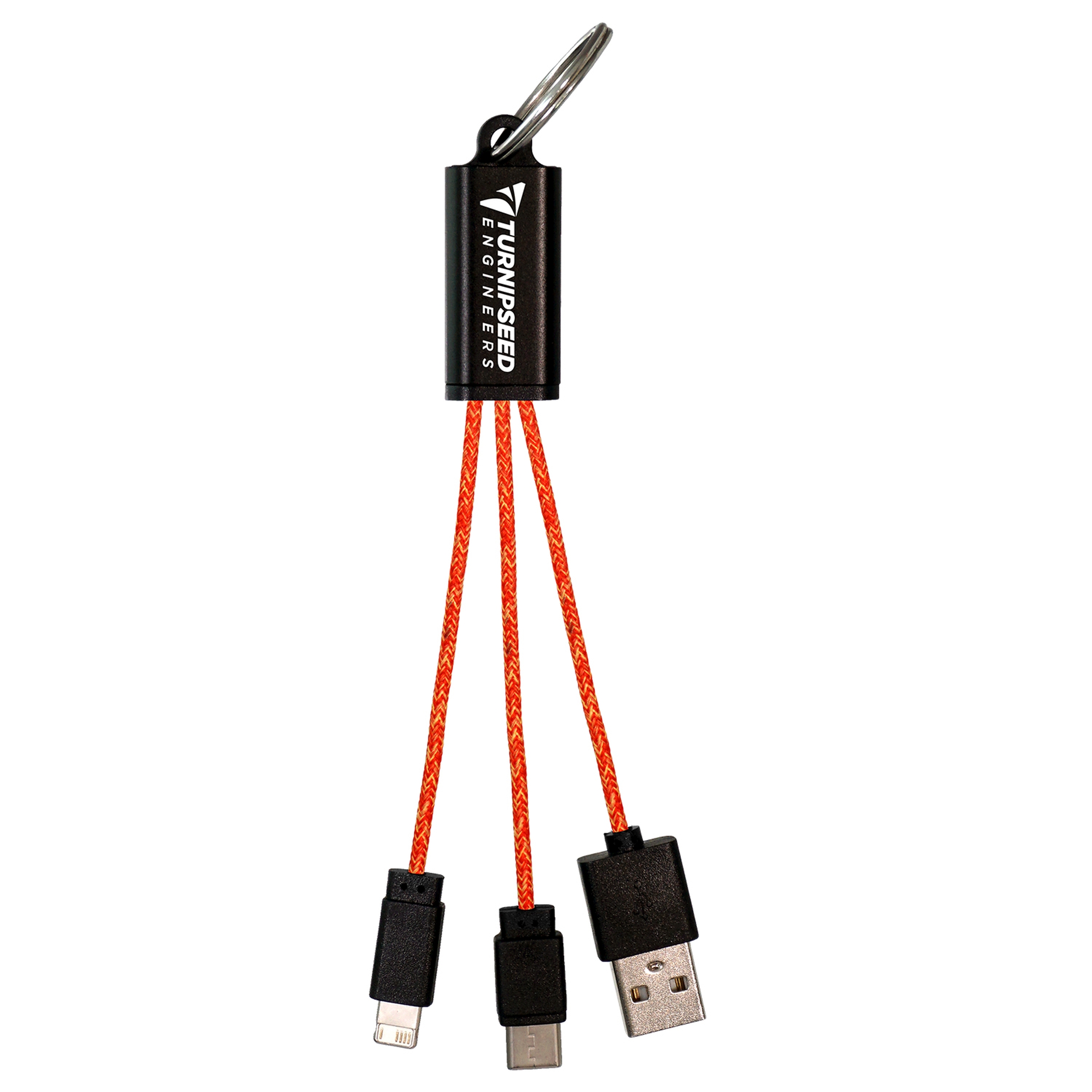 Ridge 3-in-1 Charging Cable Keychain 1