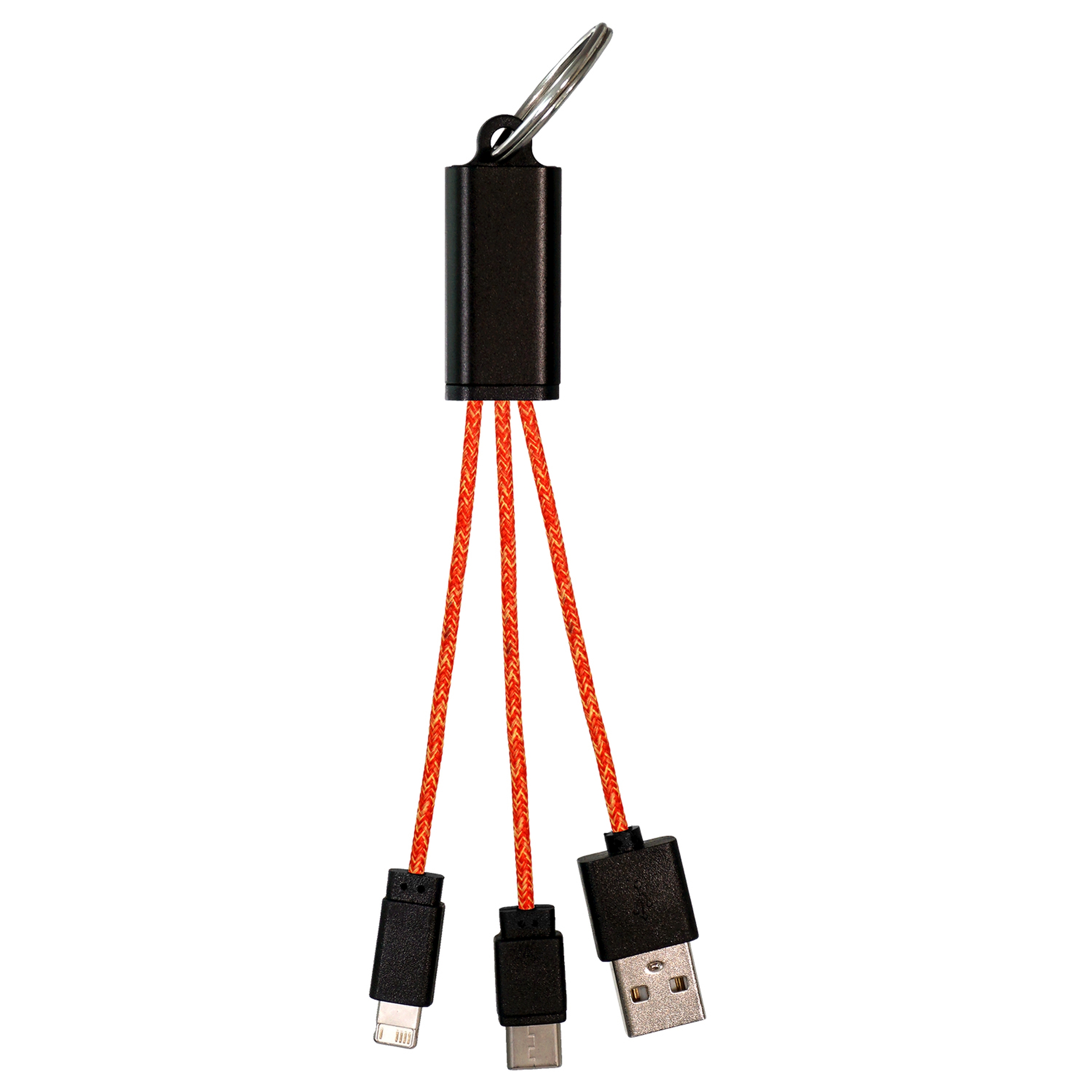 Ridge 3-in-1 Charging Cable Keychain 1