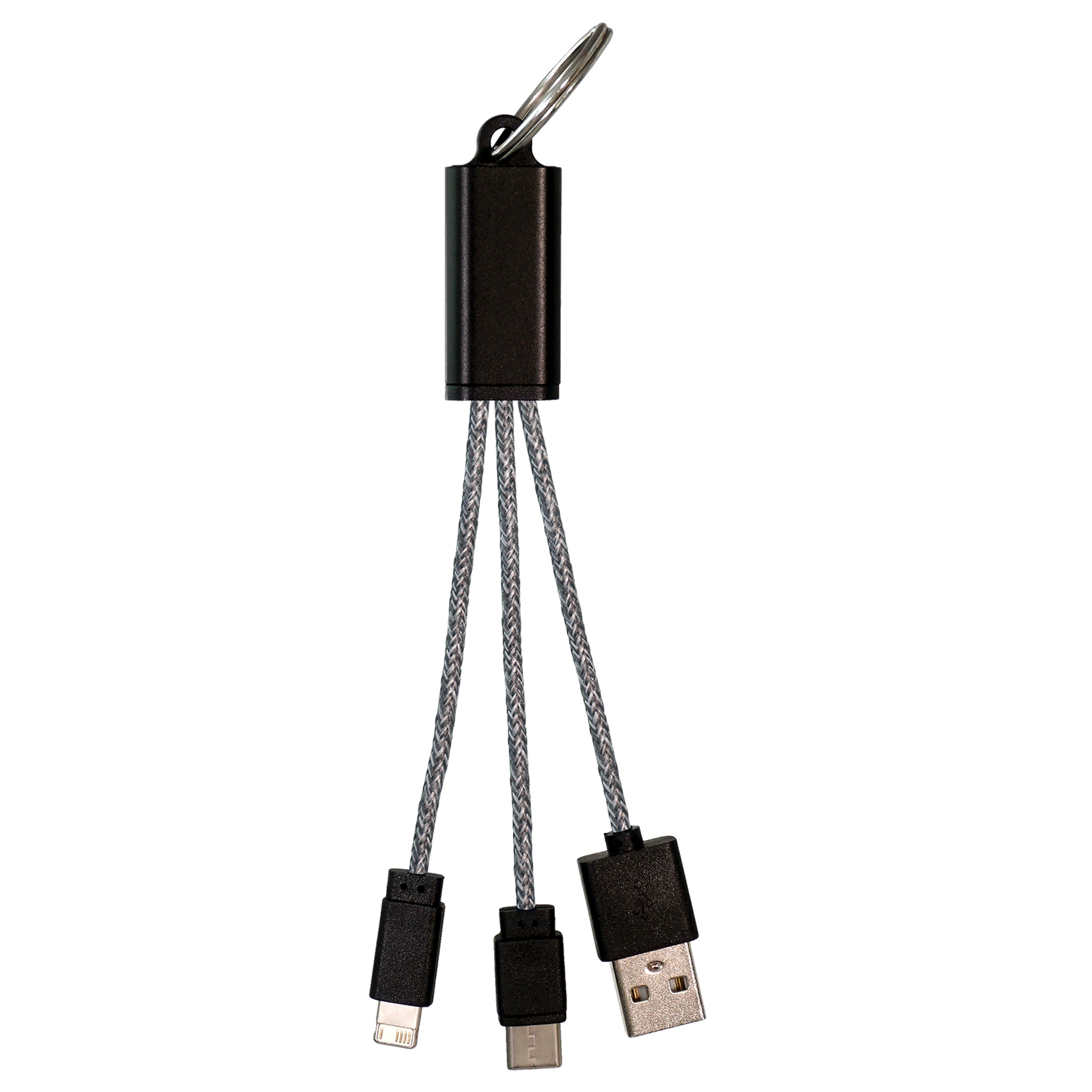 Ridge 3-in-1 Charging Cable Keychain 1