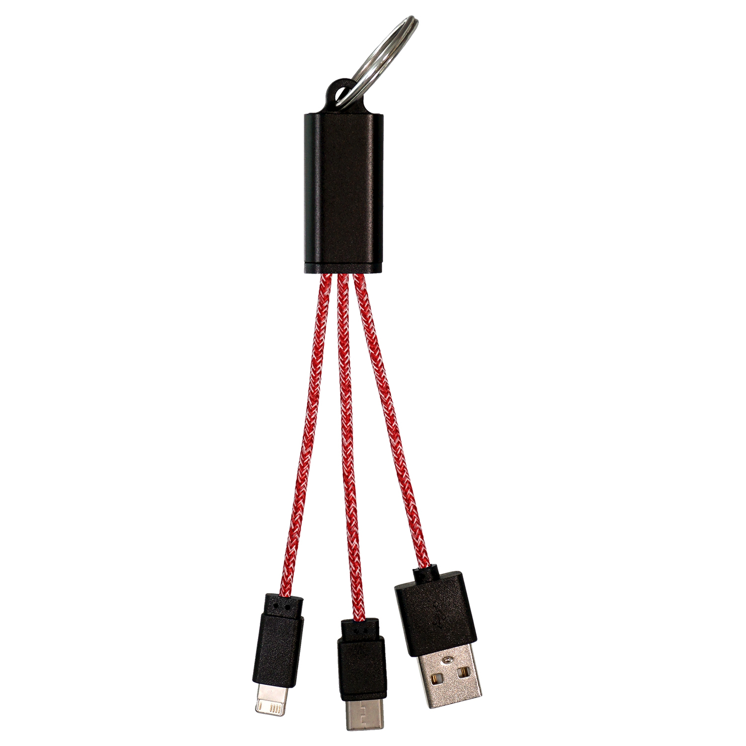 Ridge 3-in-1 Charging Cable Keychain 1
