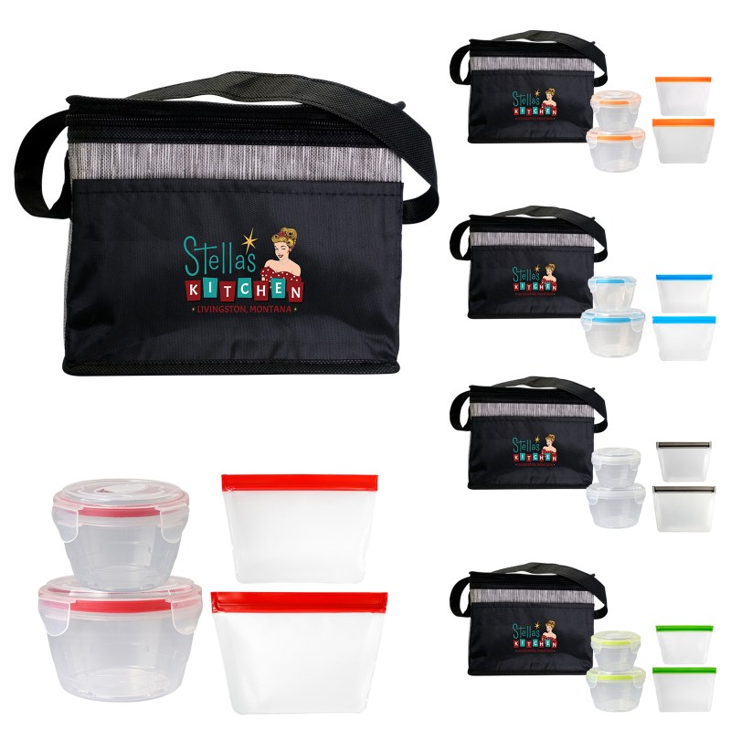 Black Graph Nested Bagged Lunch Set 1 Black Graph Nested Bagged Lunch Set 1