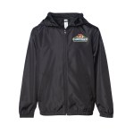 Independent Trading Co.® Youth Lightweight Windbreaker Jacket - Black Independent Trading Co.® Youth Lightweight Windbreaker Jacket - Black