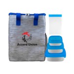 Portion Control & Snack Tote Set - Blue Portion Control & Snack Tote Set - Blue