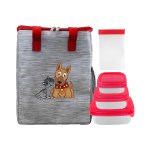 Portion Control & Snack Tote Set - Red Portion Control & Snack Tote Set - Red
