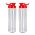 Lumina Full Color 24 oz. Bottle with Easy Pour Lid - Red Blank Lumina Full Color 24 oz. Bottle with Easy Pour Lid - Red Blank