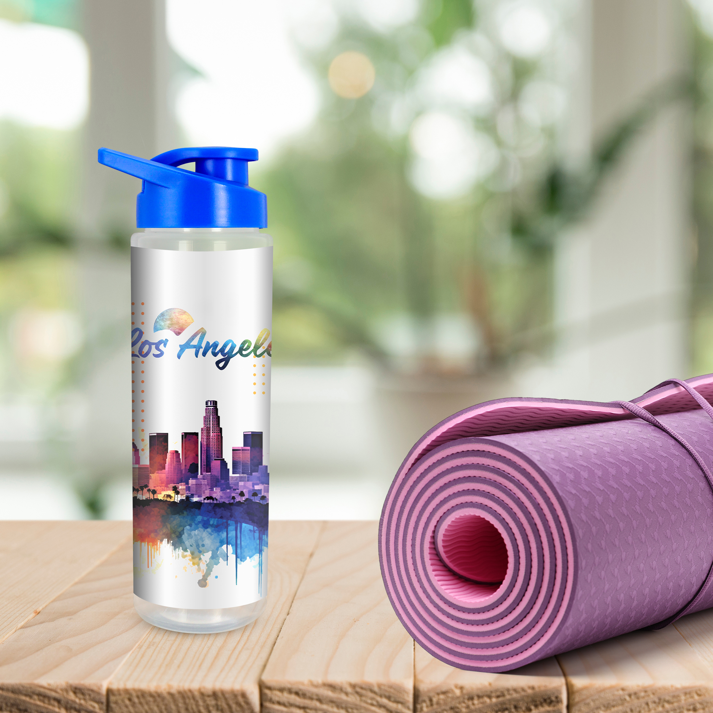 Lumina Full Color 24 oz. Bottle with Easy Pour Lid 1