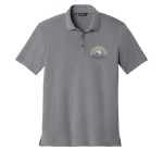 TravisMathew Coto Performance Polo - Quiet Shade Gray Heather Logo TravisMathew Coto Performance Polo - Quiet Shade Gray Heather Logo