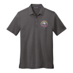 TravisMathew Coto Performance Polo - Quite Shade Gray Black Logo TravisMathew Coto Performance Polo - Quite Shade Gray Black Logo