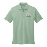 TravisMathew Coto Performance Polo - Beryl Green Heather Logo TravisMathew Coto Performance Polo - Beryl Green Heather Logo