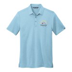 TravisMathew Coto Performance Polo - Brilliant Blue Heather Logo TravisMathew Coto Performance Polo - Brilliant Blue Heather Logo