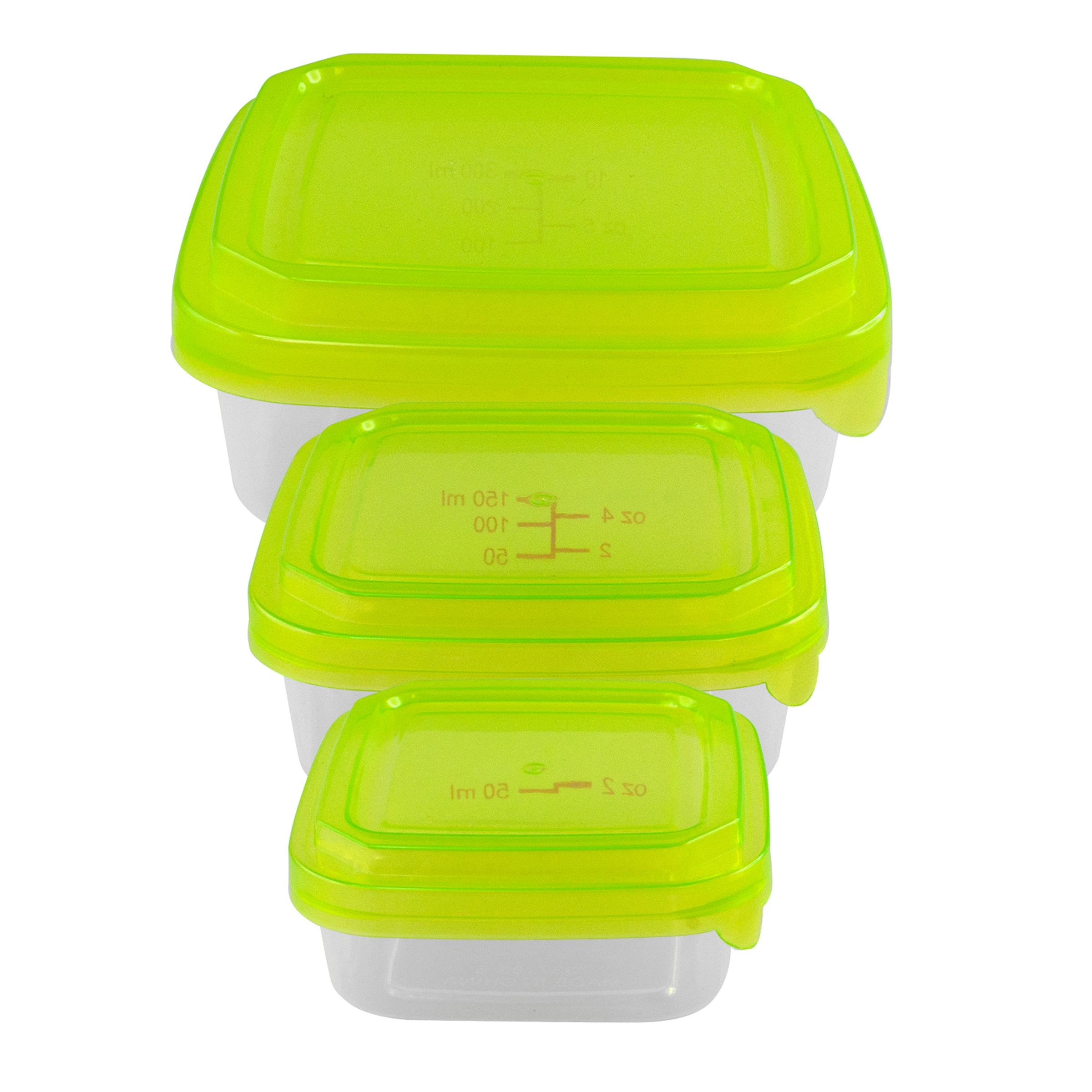 Square Portion Control Containers 1
