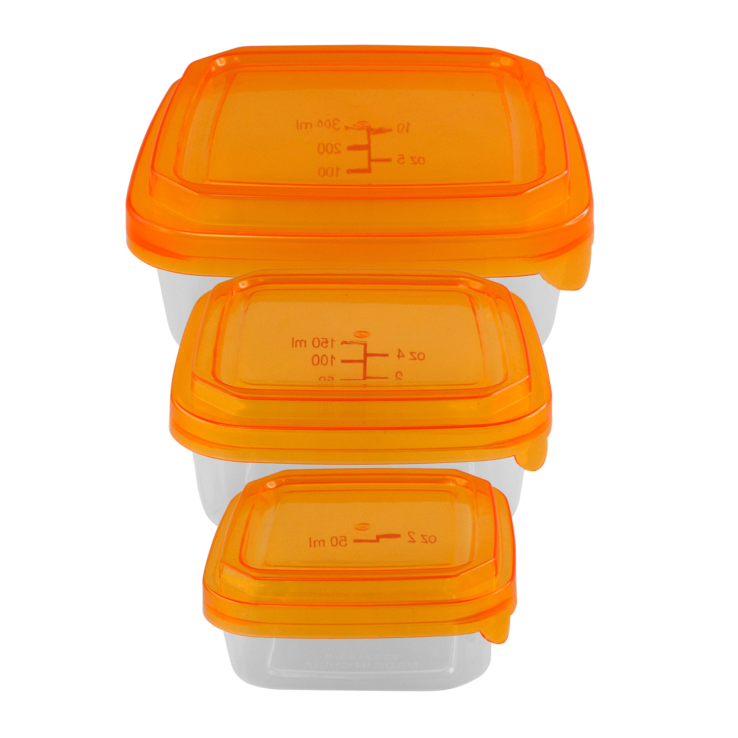 Square Portion Control Containers 1