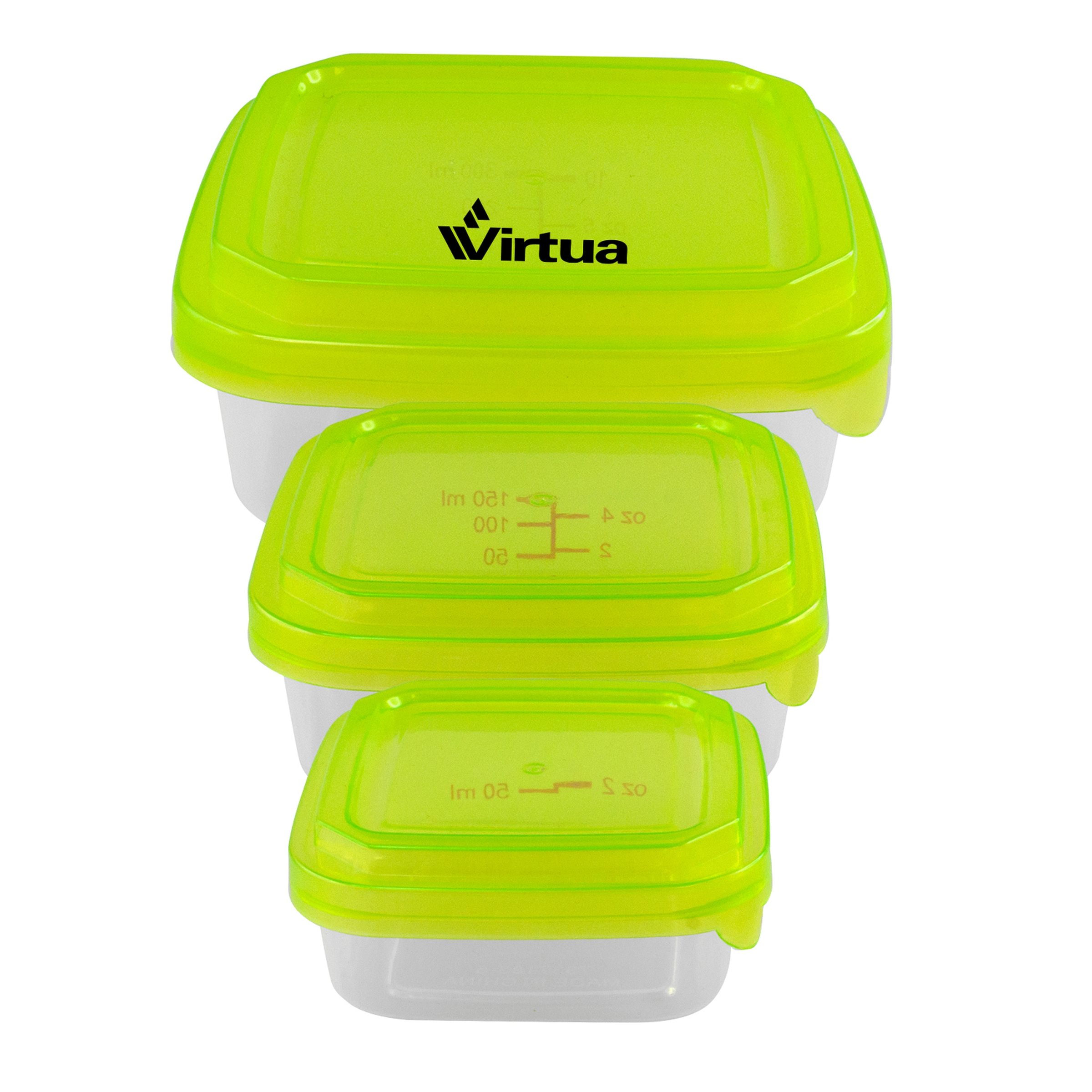 Square Portion Control Containers 1