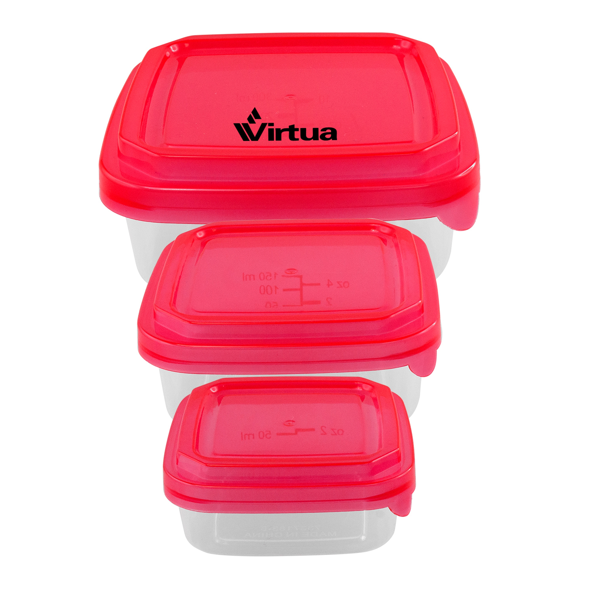 Square Portion Control Containers 1