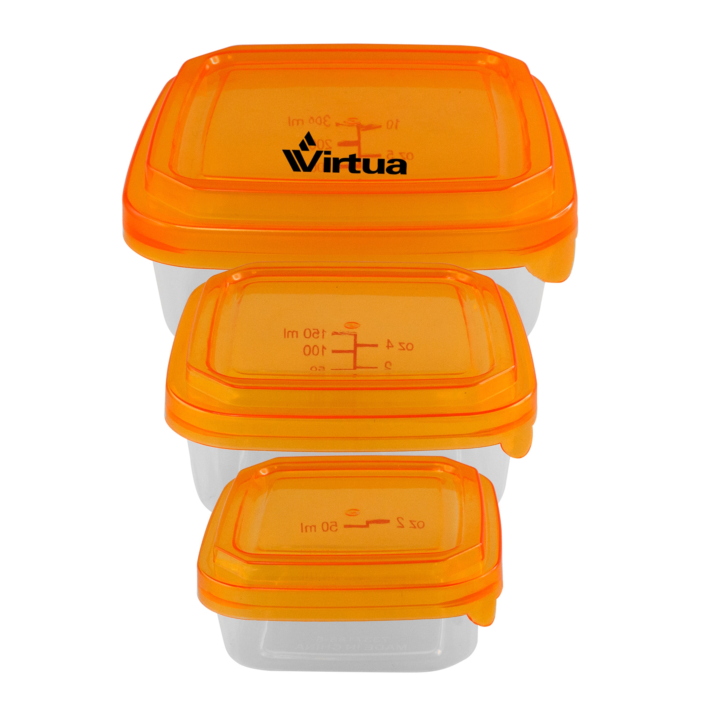 Square Portion Control Containers 1