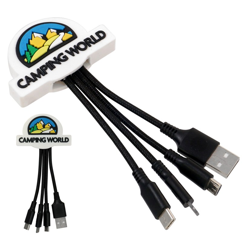 Full Color 3D Custom 3-in-1 Charging Cable 1 Full Color 3D Custom 3-in-1 Charging Cable 1