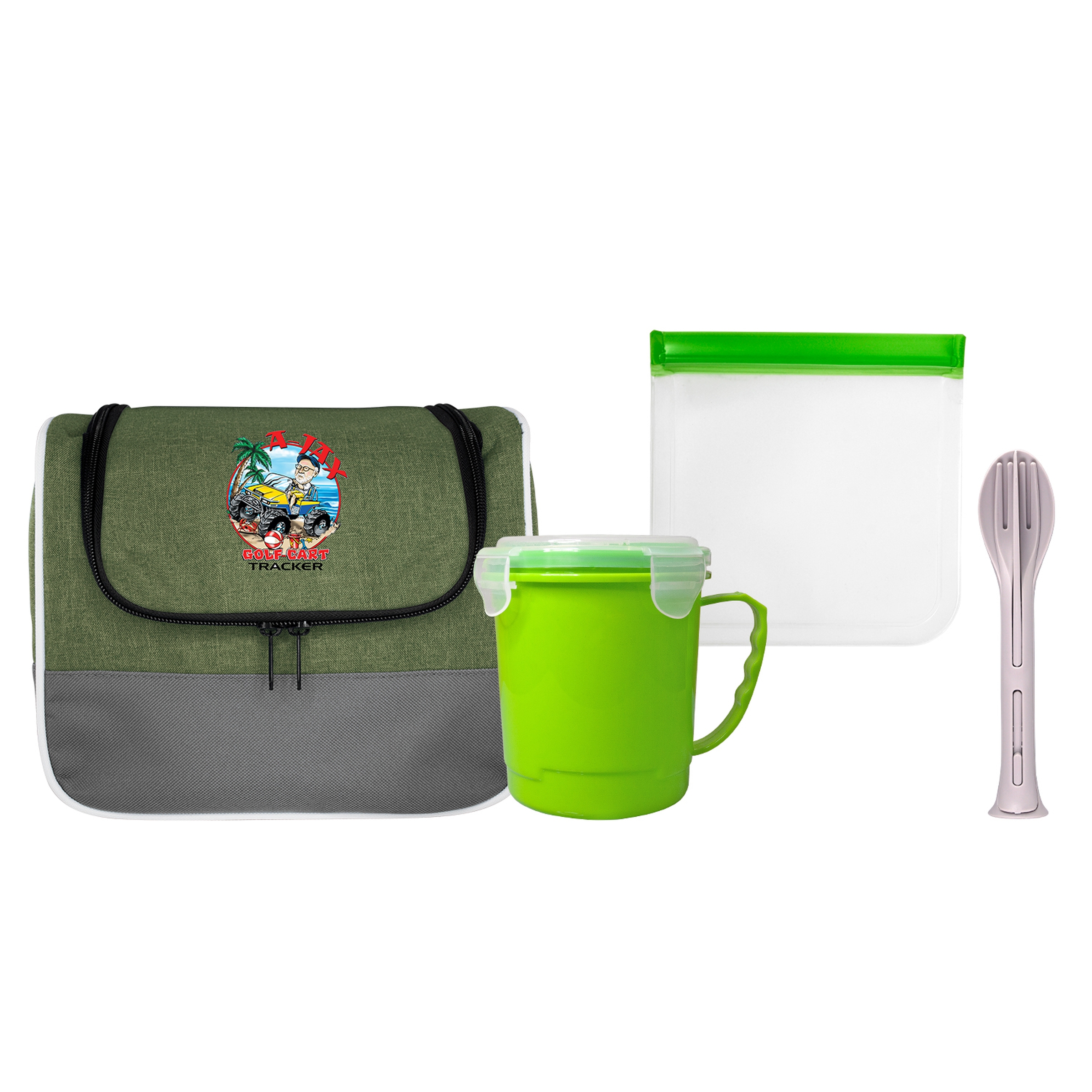 Ridge Lunch & Cutlery Set 1