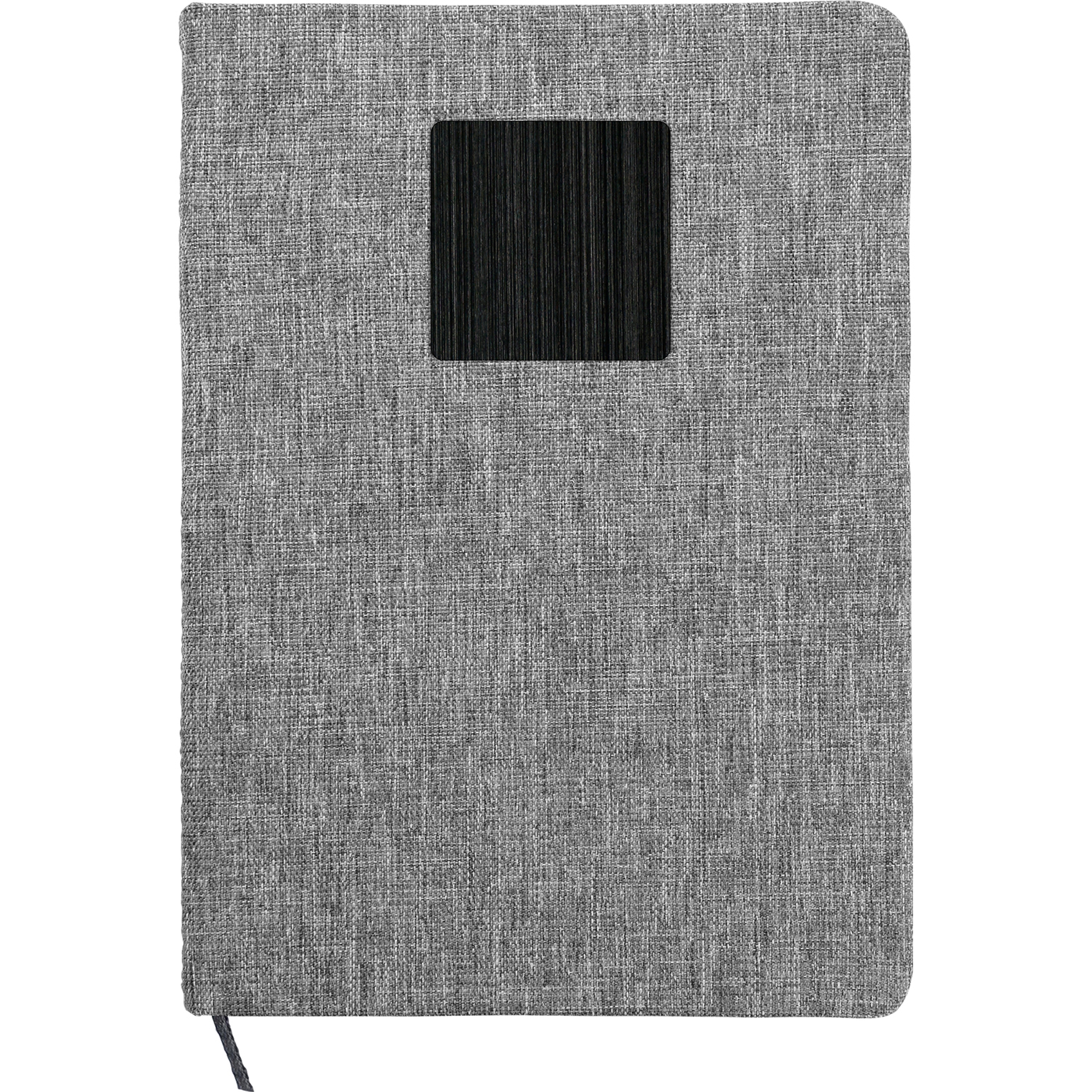 Heathered Recycled Notebook with Metal Accent 1