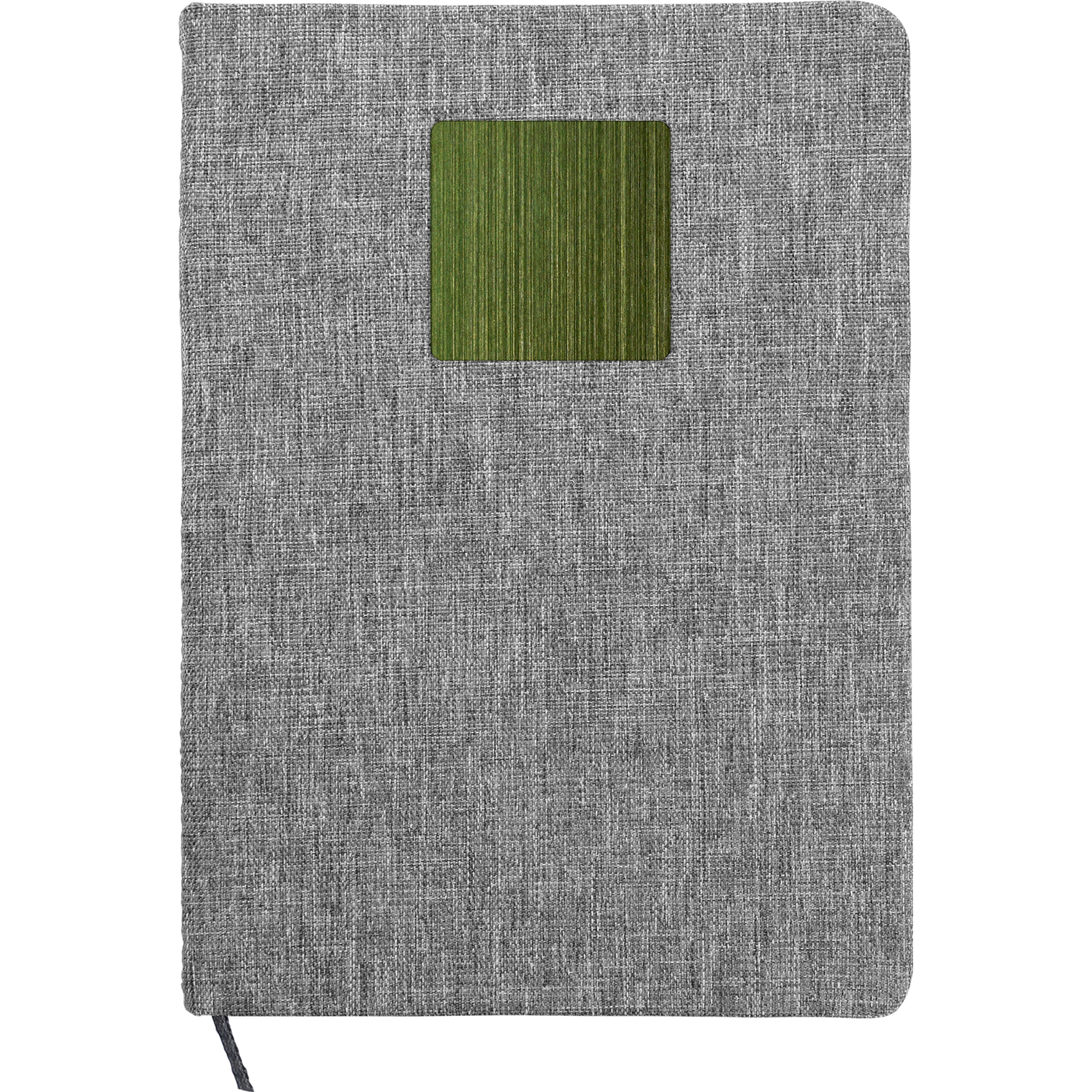 Heathered Recycled Notebook with Metal Accent 1