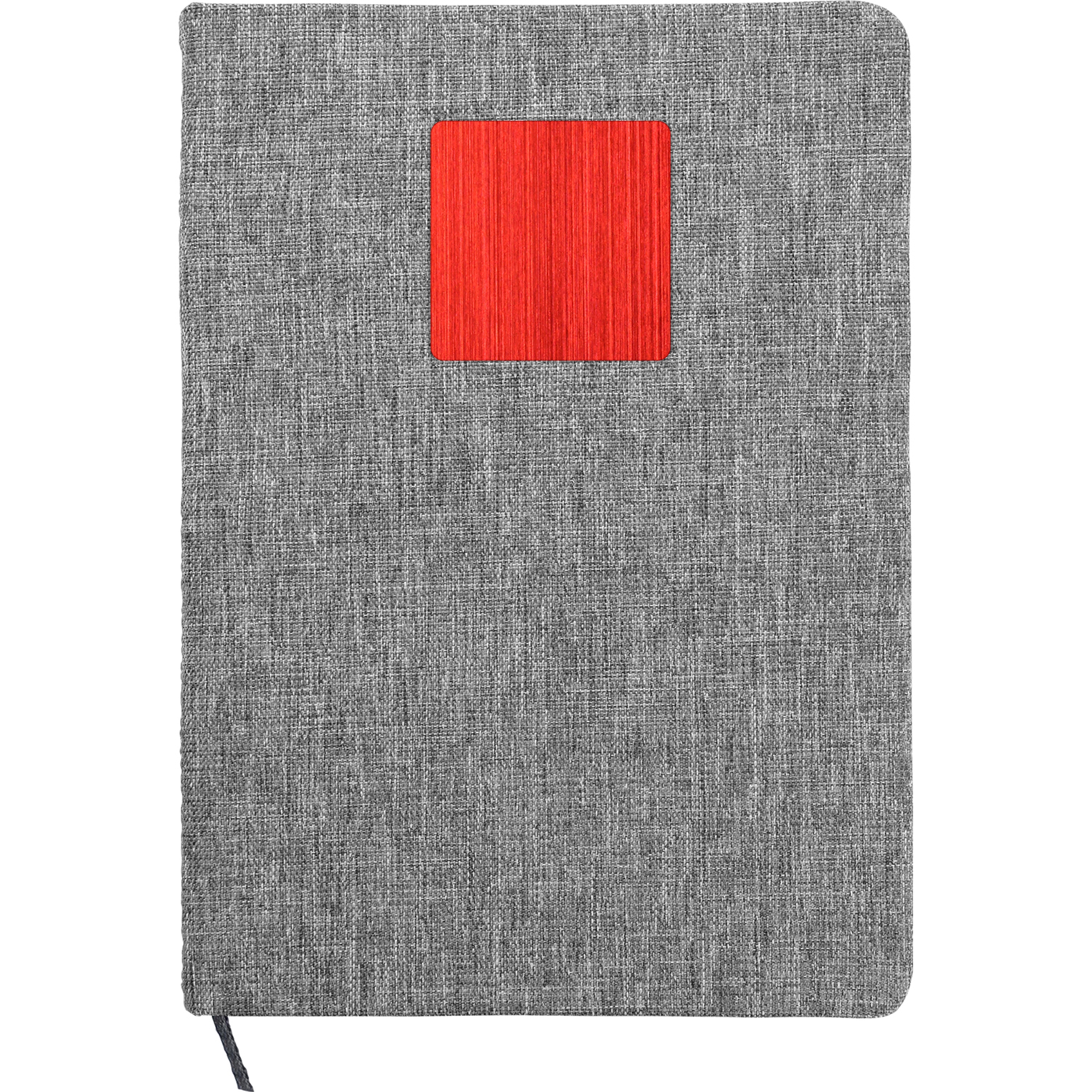 Heathered Recycled Notebook with Metal Accent 1