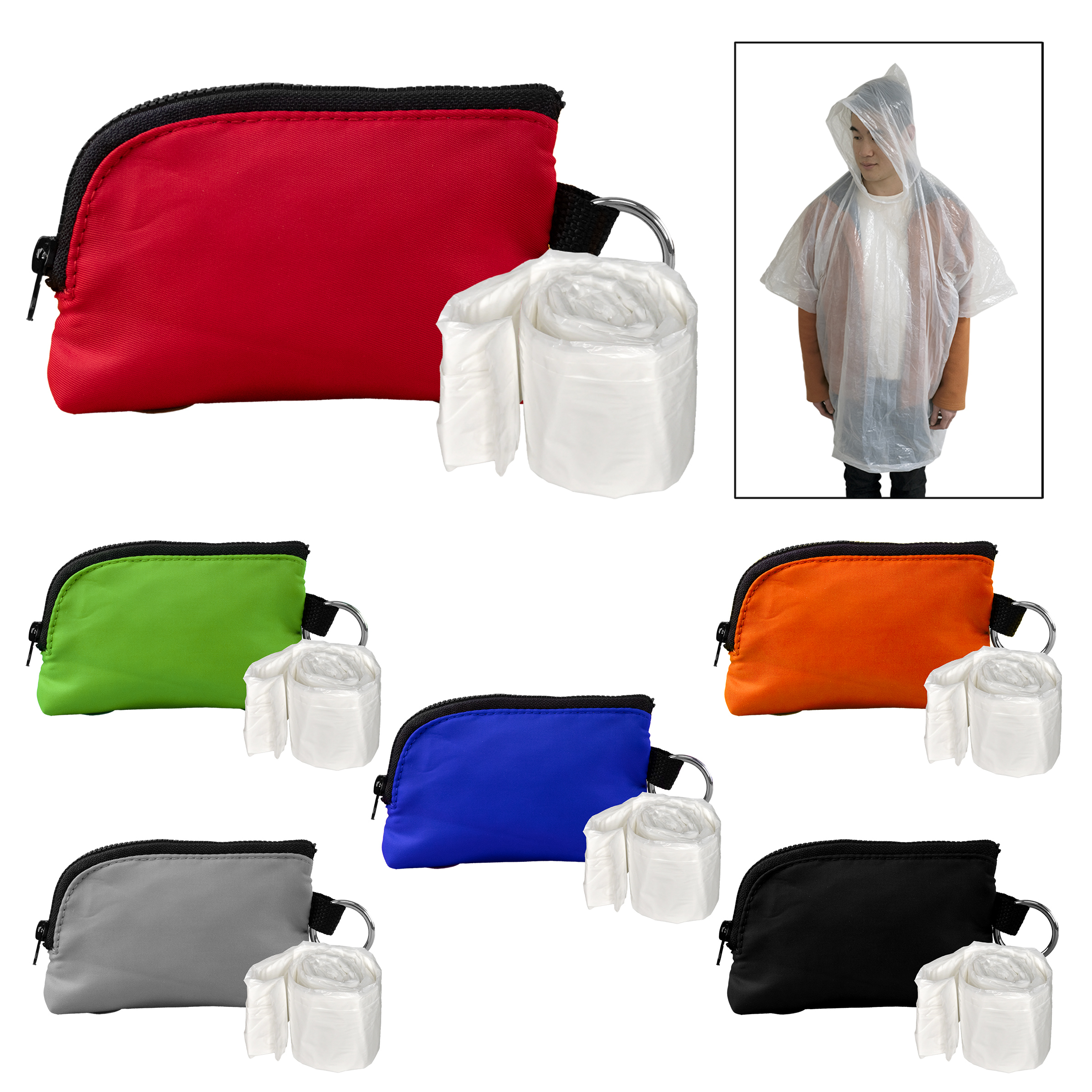 RPET Zip Around Poncho Pouch 1