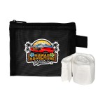 Recycled Mesh Poncho Pouch - Black Logo Recycled Mesh Poncho Pouch - Black Logo