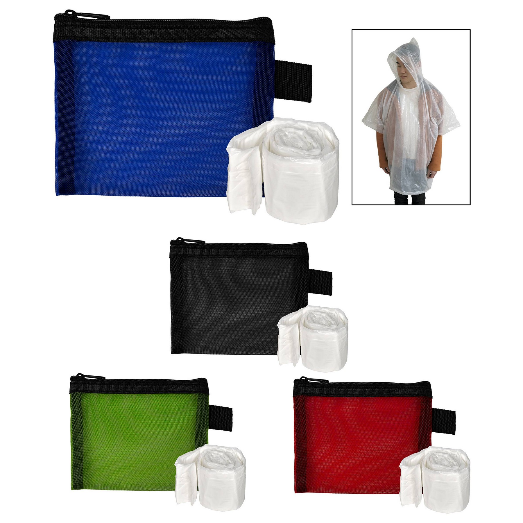 Recycled Mesh Poncho Pouch 1