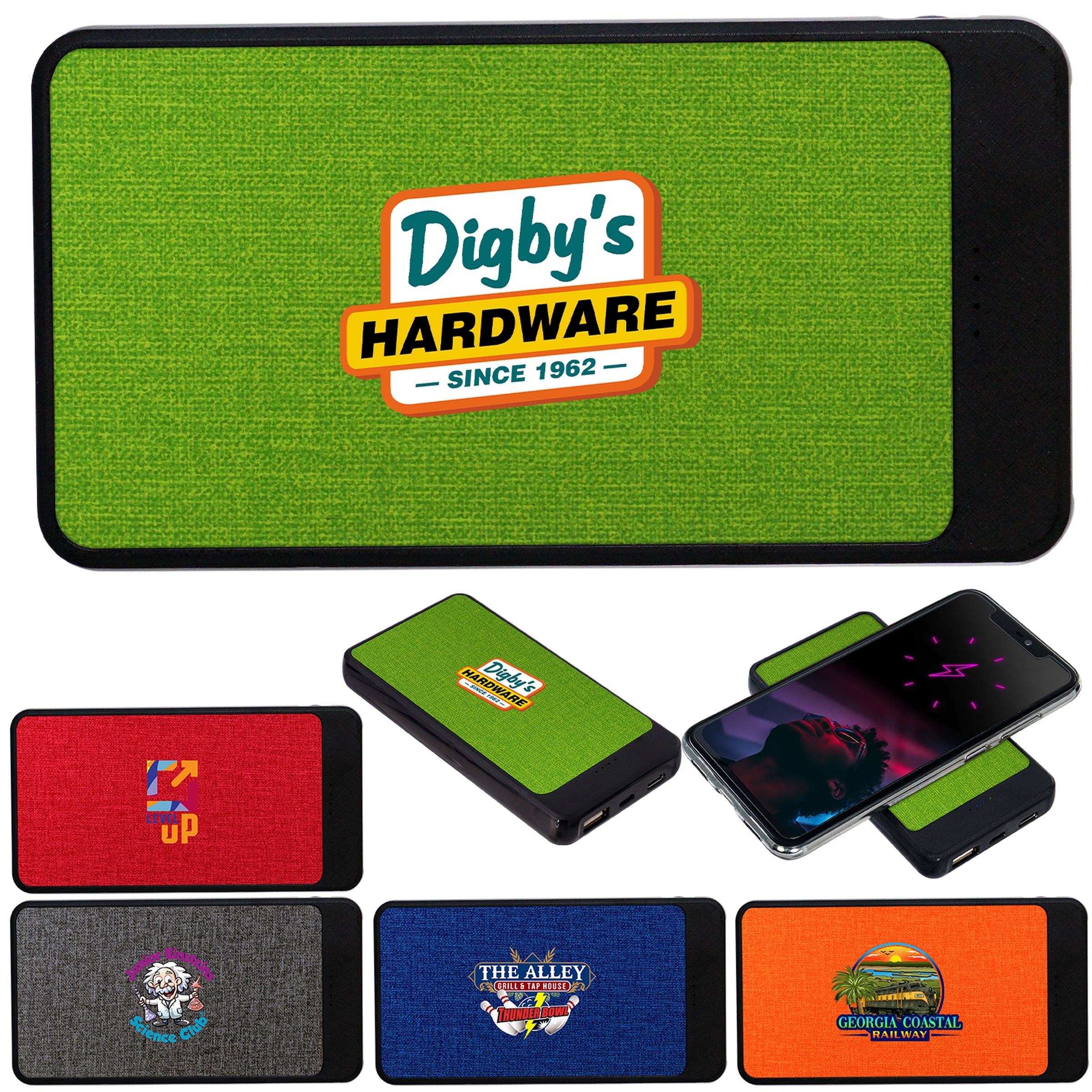 UL Heather High Density Swift Wireless Power Bank 1