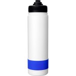 Colorful Pop Up 24 oz. Banded Bottle - Blue-Blank Colorful Pop Up 24 oz. Banded Bottle - Blue-Blank
