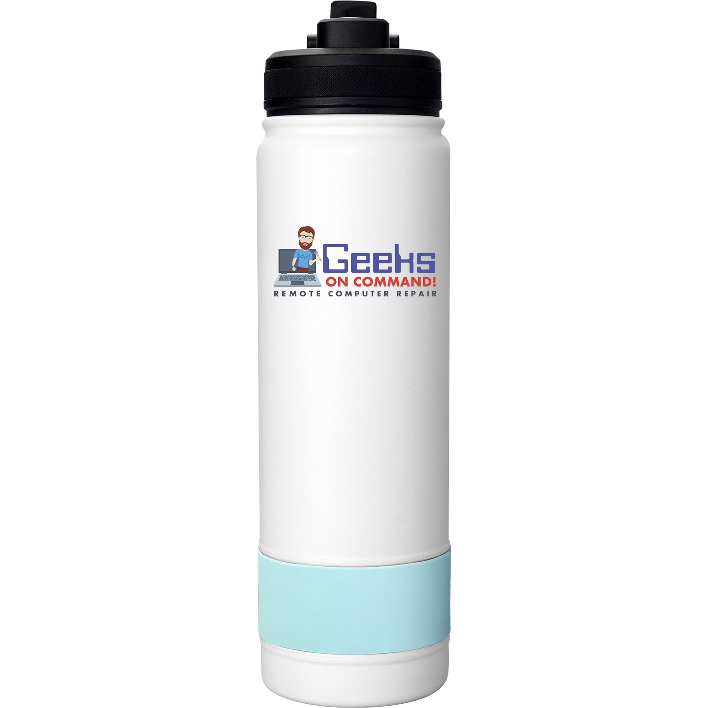 Colorful Pop Up 24 oz. Banded Bottle 1
