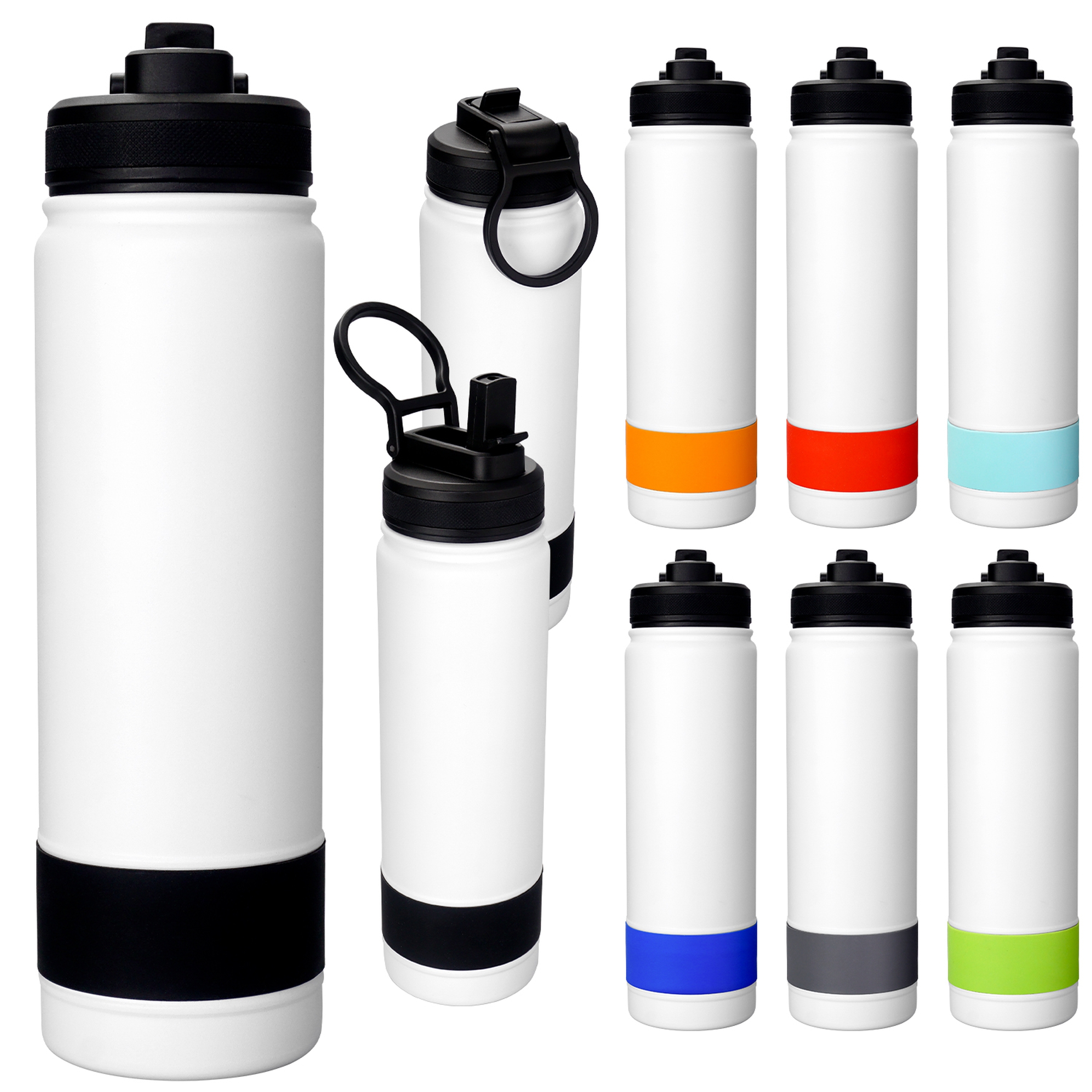 Colorful Pop Up 24 oz. Banded Bottle 1