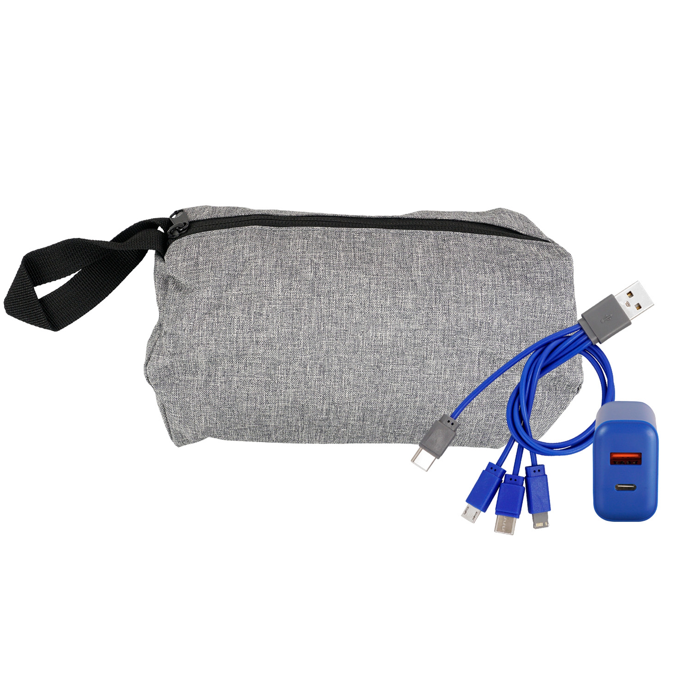 Recycled Travel Pouch Fast Charger Set 1