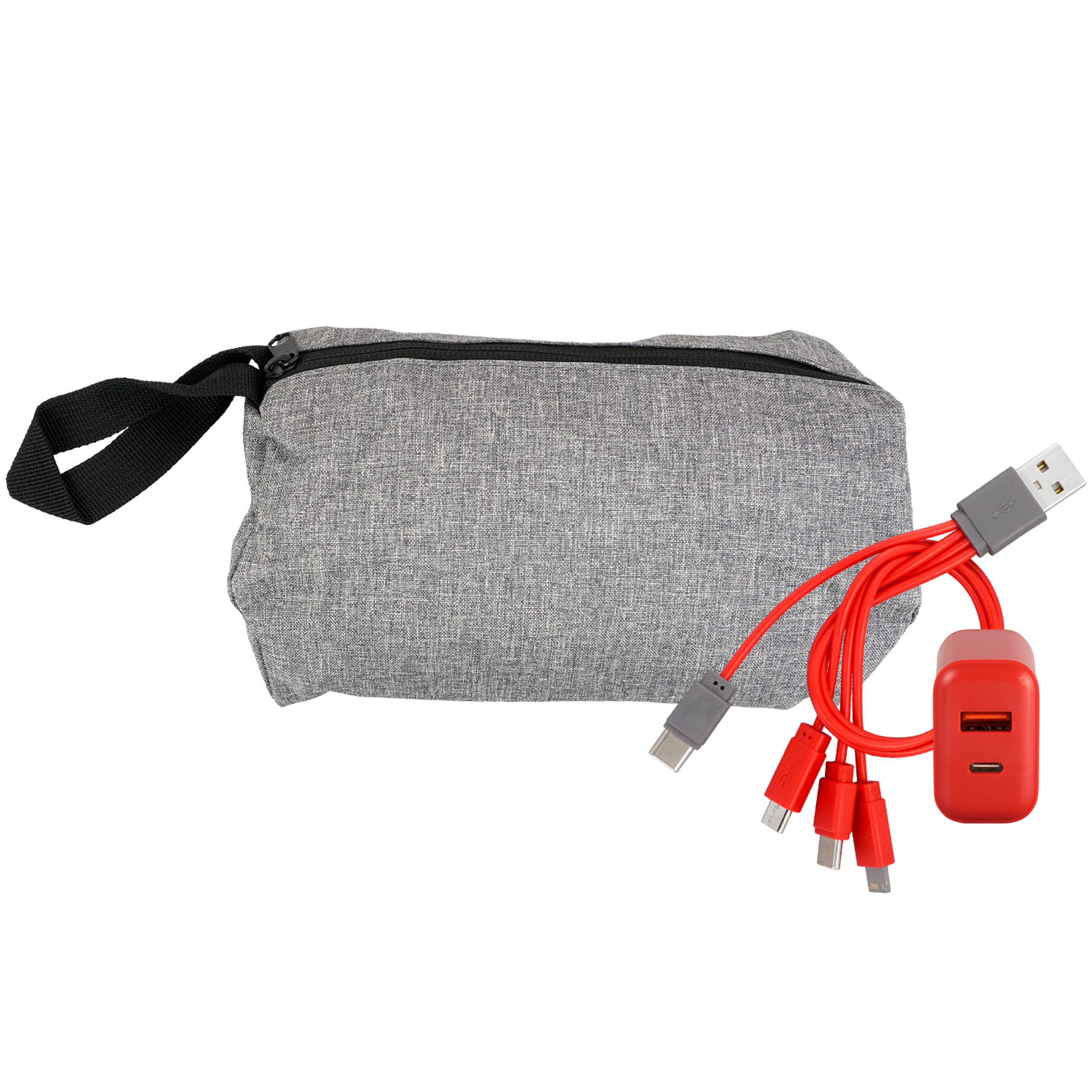 Recycled Travel Pouch Fast Charger Set 1